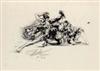 SALVADOR DALÍ Collection of 19 etchings and 2 etched copper plates from La Vida es Sueño.